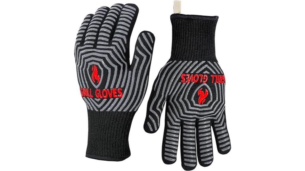 silicone non slip oven gloves