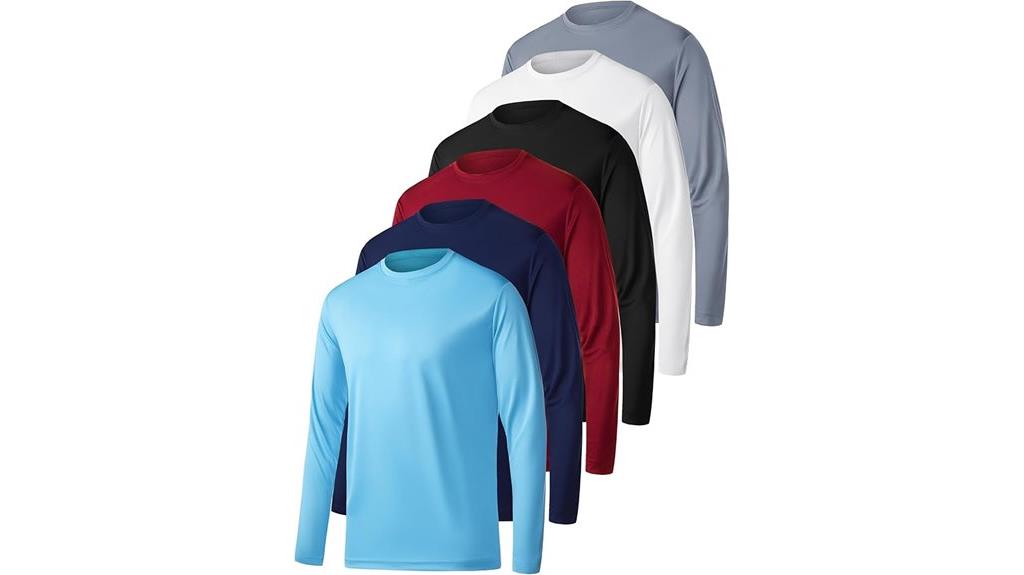 six pack long sleeve shirts