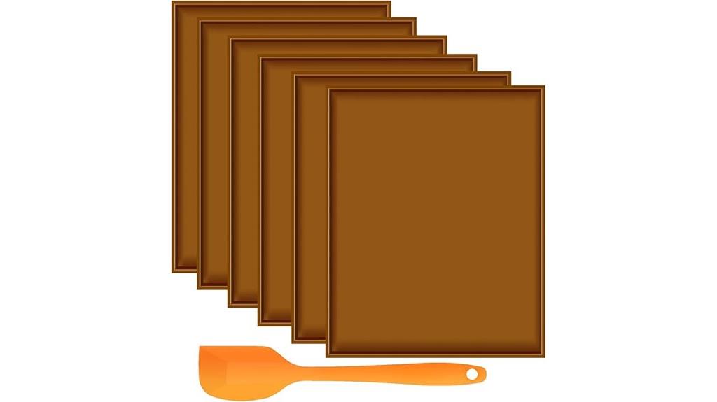 six piece silicone drying mats