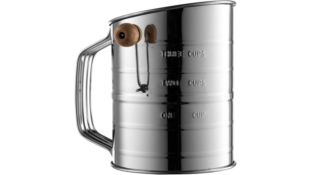 small kitchen flour sifter