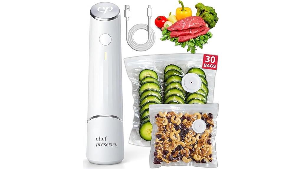small portable food vacuum sealer