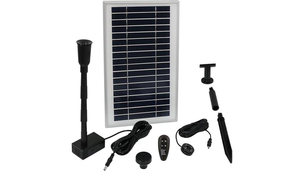 solar pump kit with remote