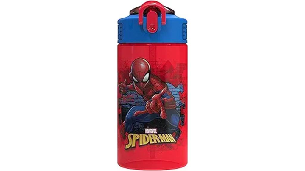 spiderman kids water bottle