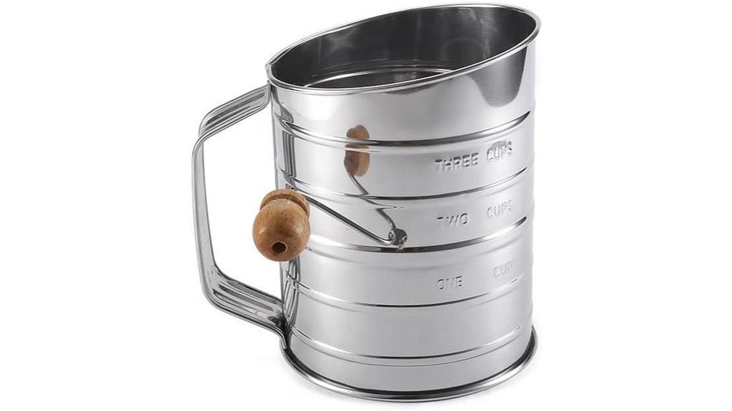 stainless steel flour sifter