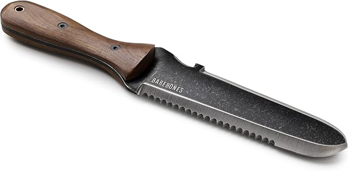 stainless steel gardening knife