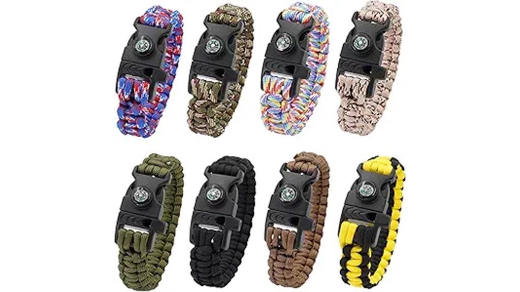 survival bracelets with tools