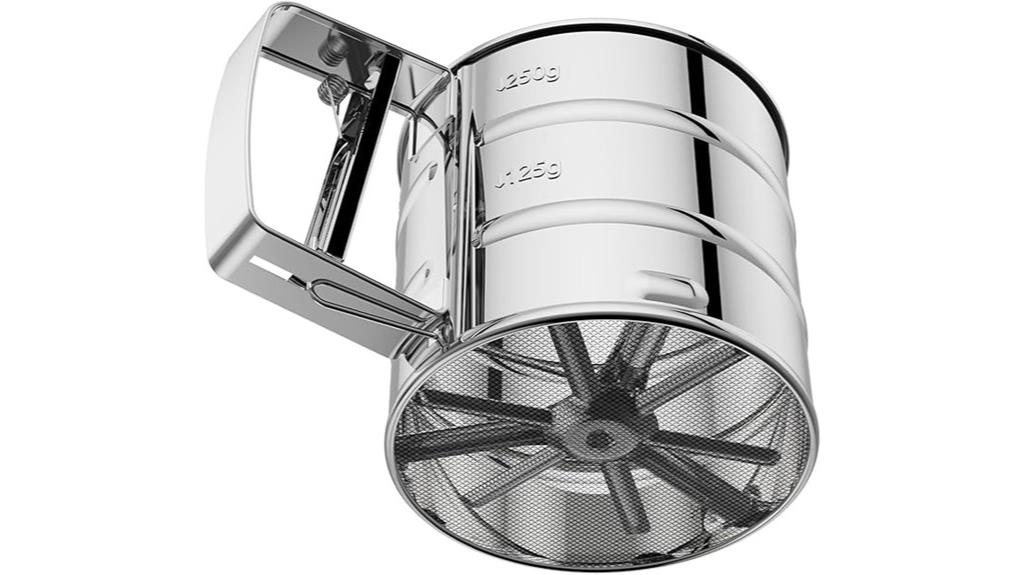three cup flour sifter