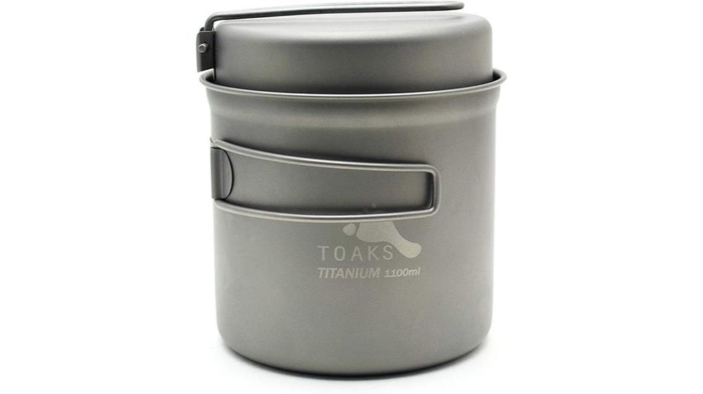 titanium 1100ml cooking set