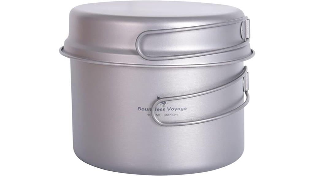 titanium collapsible cookware set