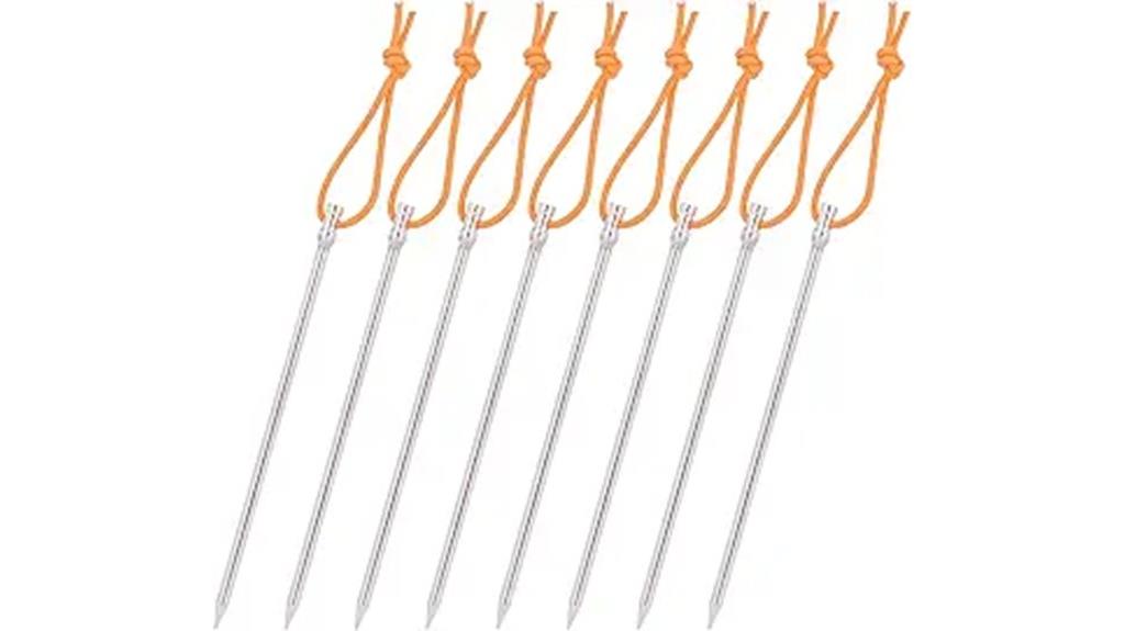 titanium tent stakes pack