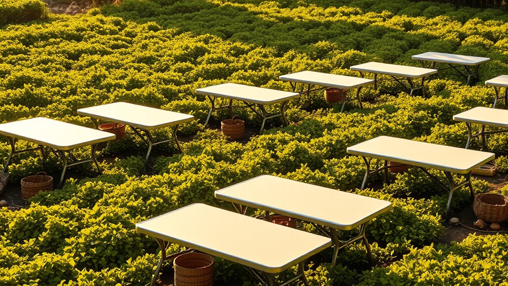 top 15 portable harvest tables