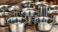 top durable stainless steel bush pots
