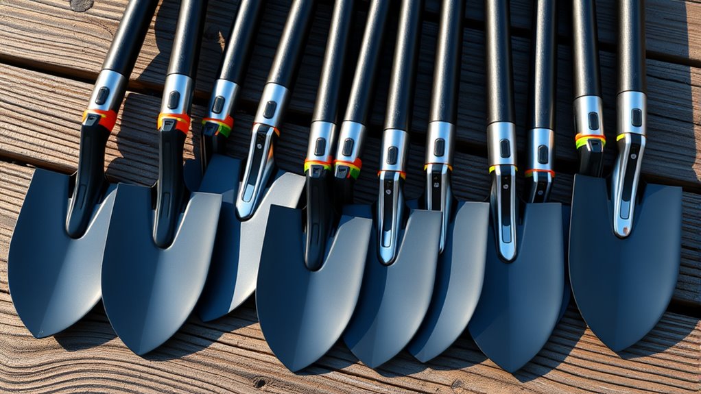 top folding trench shovels