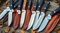 top foraging knives with sheaths