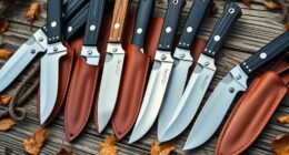 top foraging knives with sheaths