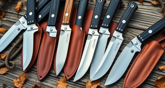 top foraging knives with sheaths