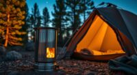 top stainless steel tent stoves