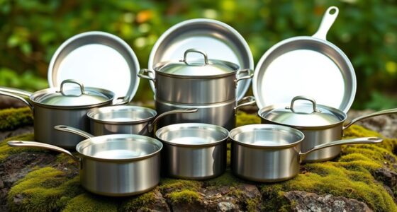 top titanium camping pot sets