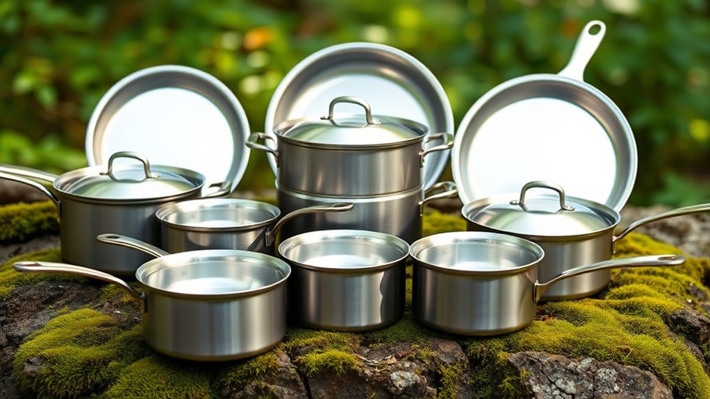 top titanium camping pot sets