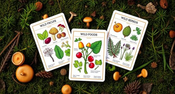 top wild food identification cards