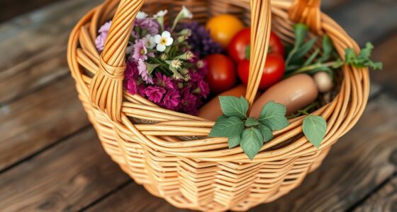 top woven willow baskets