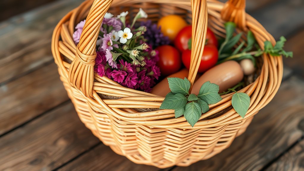 top woven willow baskets