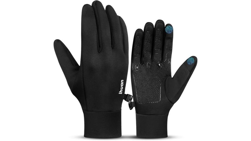touchscreen winter running gloves