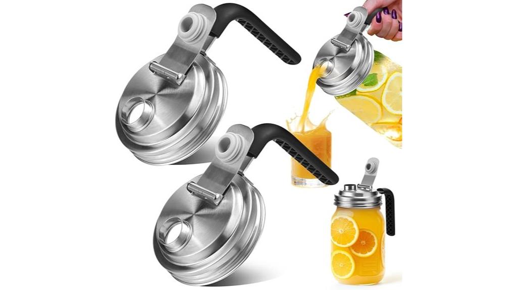 two handle pour spouts