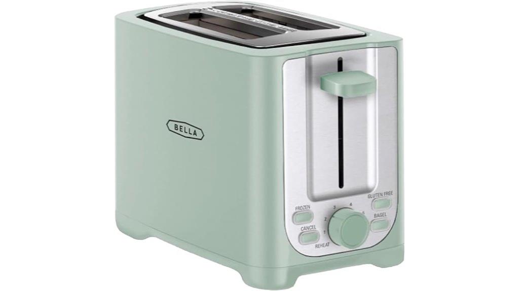 two slice toaster with auto shutoff