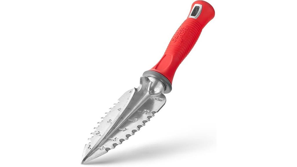 versatile garden transplant tool