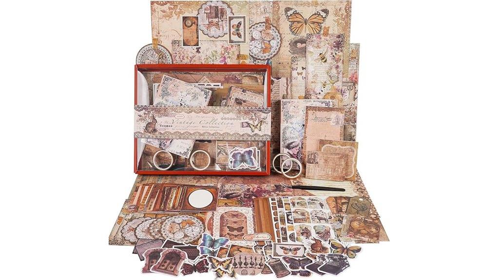 vintage scrapbooking kit