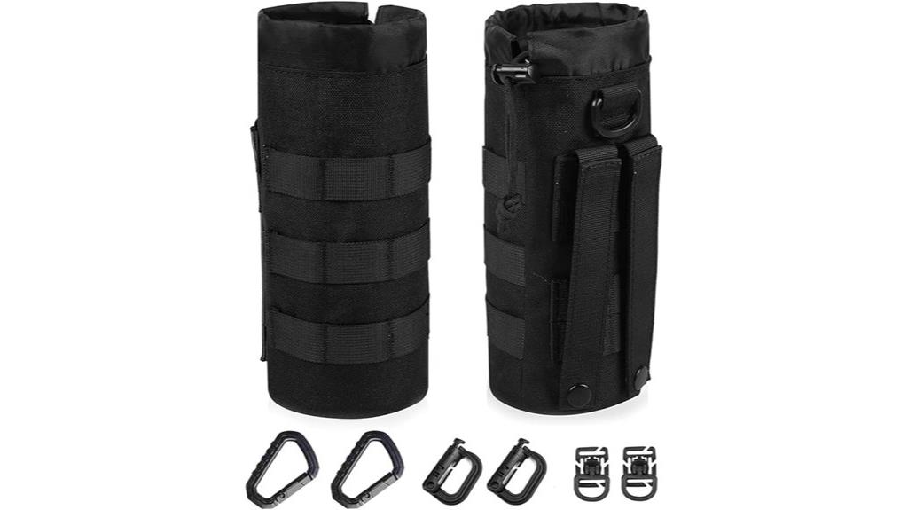 water bottle and backpack attachments