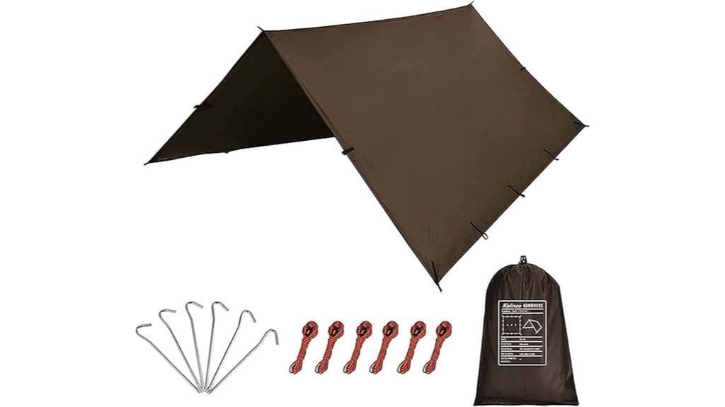 waterproof camping tarp shelter