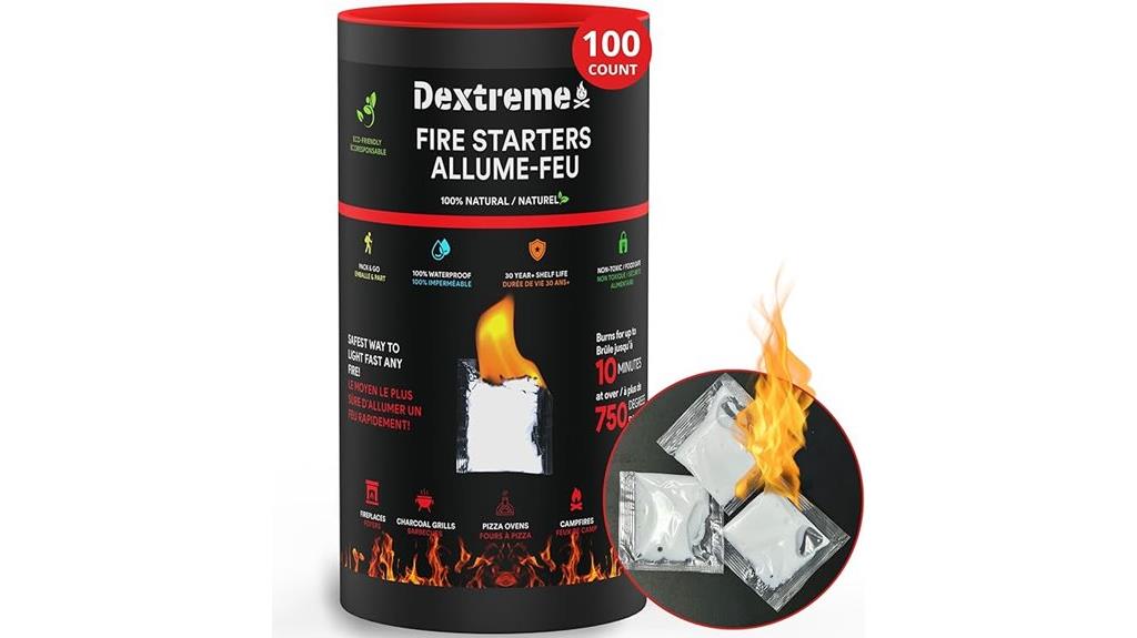 waterproof fire starter pack