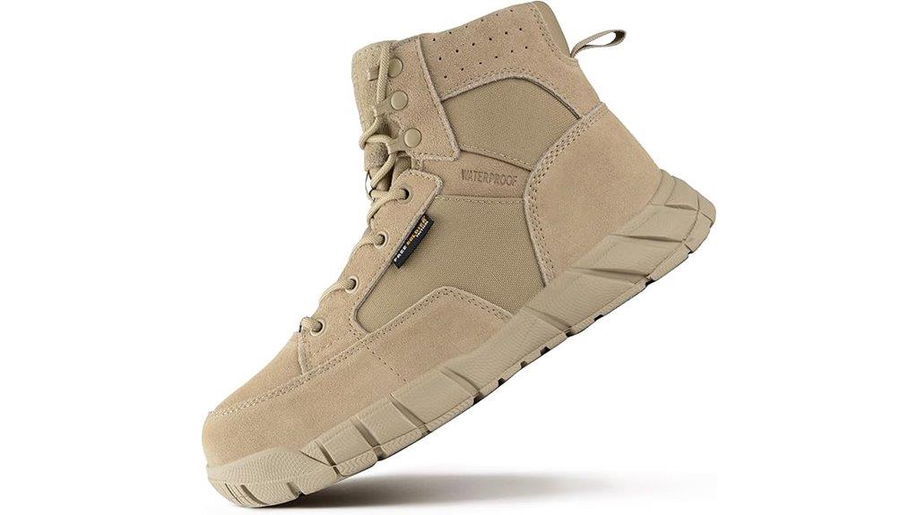 waterproof military hiking boots