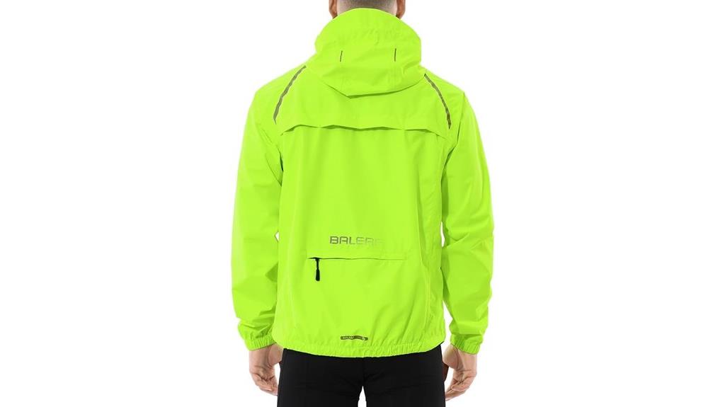 waterproof windbreaker with reflective features