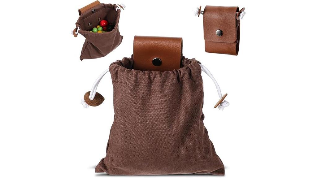 waxed canvas foraging bag