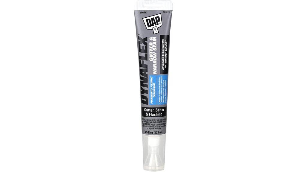 white waterproof gutter sealant