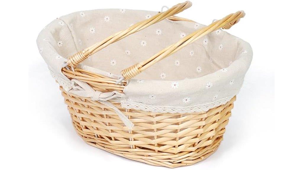 wicker handle gift baskets