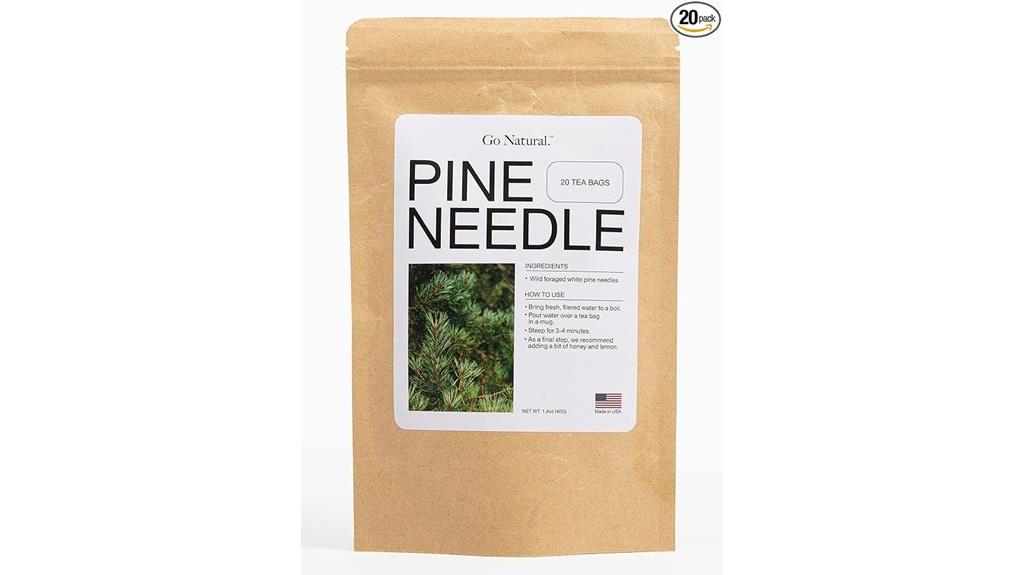 wild pine needle tea pack