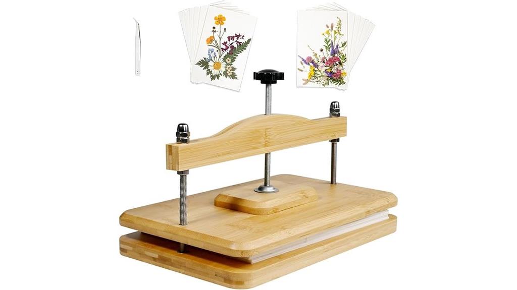 wooden flower press kit