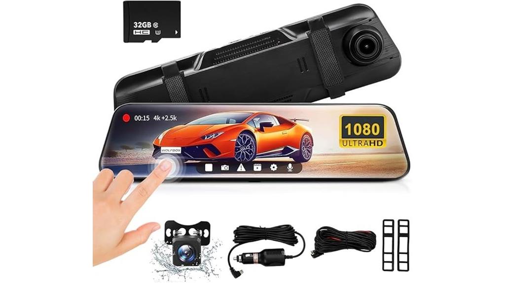 1080p touch screen mirror