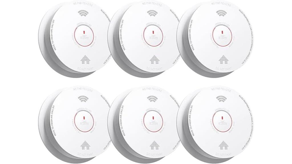 10 year battery smoke detectors