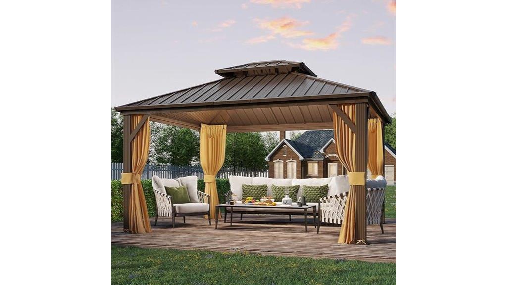10x12 hardtop gazebo