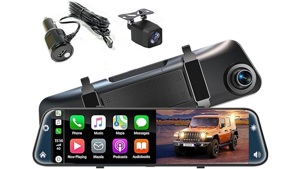 12 inch mirror camera