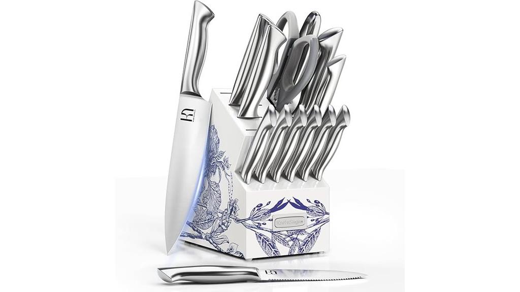 15 piece chef knife set