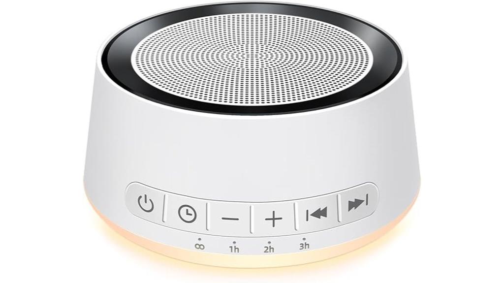 30 soothing sounds night light