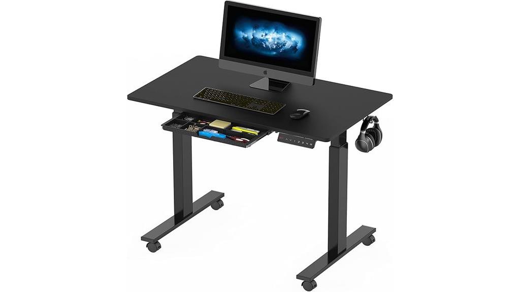 40 inch electric sit stand desk