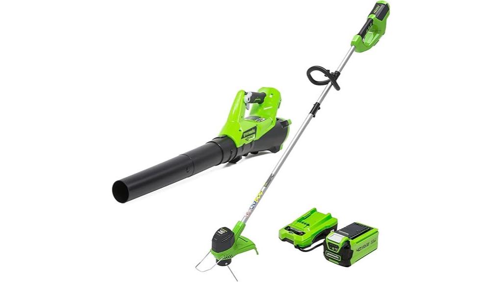 40v lawn care set