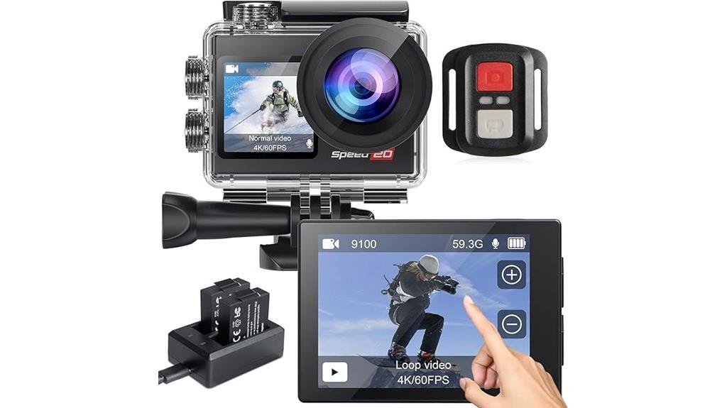 4k waterproof action camera